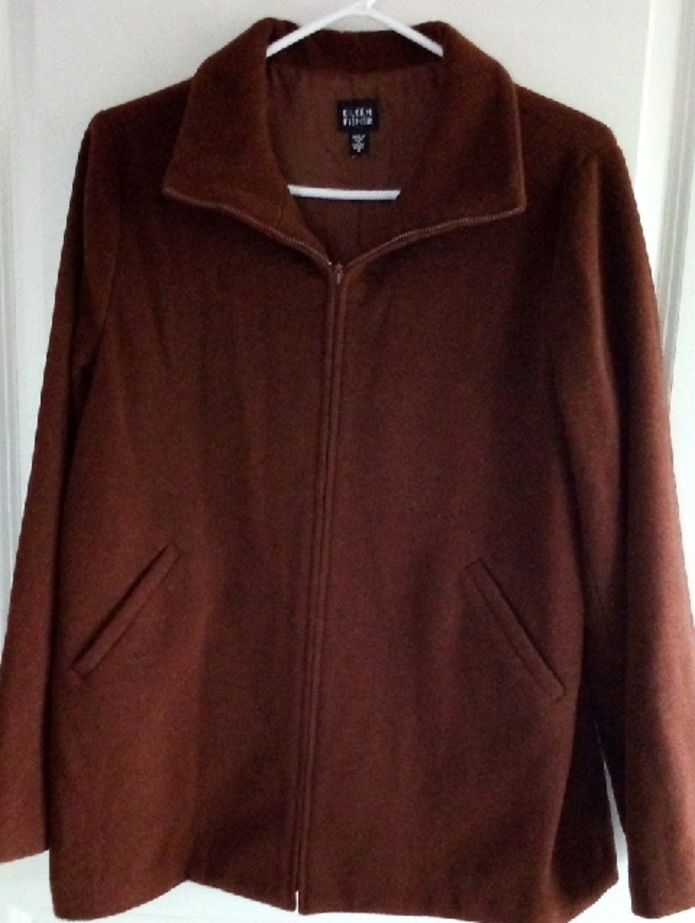 EILEEN FISHER WOOL JACKET RUSTIC COLOR SZ S